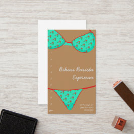 エスプレッソドライブスルーレッドビキニバリスタスタイル ロイヤリティカード