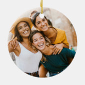 エスプレッソパーソナライズされたマルティーニレシピオーナメント セラミックオーナメント (裏面)