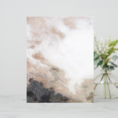 エスプレッソブラウン金ゴールドホワイト両面スクラップブック紙 (スタンド正面)