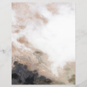 エスプレッソブラウン金ゴールドホワイト両面スクラップブック紙 (正面)