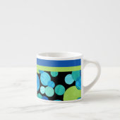 エスプレッソマグカップと青い月パターン エスプレッソカップ (右)