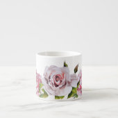 エスプレッソマグカップの彫刻バラ エスプレッソカップ (正面)