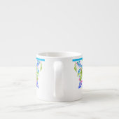 エスプレッソマグカップの磁器の果実 エスプレッソカップ (裏面)