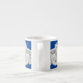 エスプレッソマグカップ上の大理石テンドリル エスプレッソカップ (裏面)