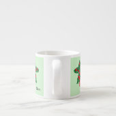 エスプレッソマグ：ポインセチア エスプレッソカップ (裏面)