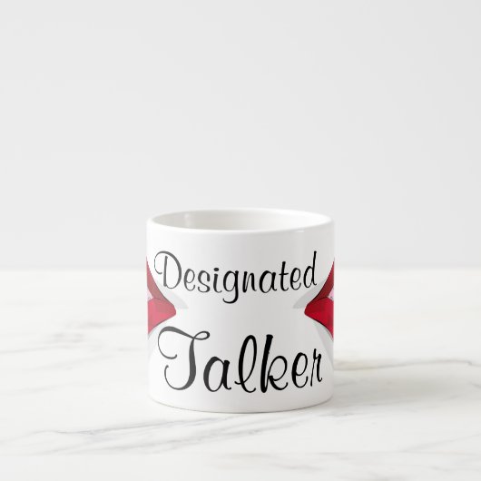 エスプレッソマグ – "Designated Talker" エスプレッソカップ (正面)