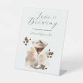 エスプレッソマティーニパーティーテーブルサイン 台座サイン (正面)