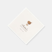 エスプレッソマティーニ コーヒーテーマ ブライダルシャワー パーティー スタンダードカクテルナプキン (角)