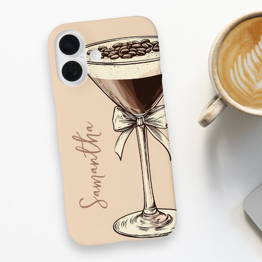 エスプレッソマティーニ コーヒー好きのための特別なブラウン Case-Mate iPhoneケース