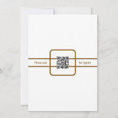 エスプレッソマティーニ ブライダルシャワーQRコード付き 招待状 (裏面)