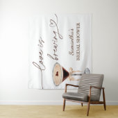 エスプレッソマティーニ ラブ イズ ブリュイング ブライダルシャワー タペストリー (インサイチュ)