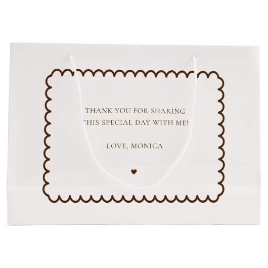 エスプレッソマティーニ ラブ イズ ブリューピング ブライズシャワー ラージペーパーバッグ (裏面)