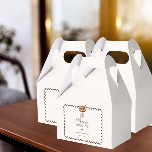 エスプレッソマティーニ ラブ イズ ブリューリング ブライズシャワー フェイバーボックス