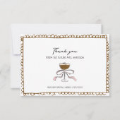 エスプレッソマティーニ 手描き ウェディングシャワー サンキューカード (正面)