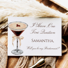 エスプレッソマティーニ 花嫁の提案カード 招待状