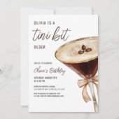 エスプレッソマティーニ 誕生日パーティー 招待状 (正面)