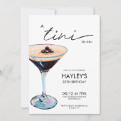 エスプレッソマティーニ 誕生日 招待状 (正面)