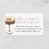 エスプレッソマティーニ Love Is Brewing レシピリクエスト エンクロージャーカード (正面)