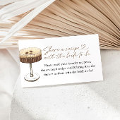 エスプレッソマティーニ Love Is Brewing レシピリクエスト エンクロージャーカード