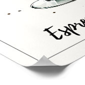 エスプレッソマルティエレガントニカクテルアートプリントバー ポスター (角)