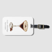 エスプレッソマルティニカクテルプロフェッショナルバーテンダー ラゲッジタグ (正面横)