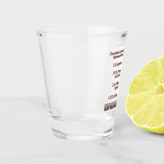 エスプレッソマルティニカクテルレシピアート ショットグラス (左)