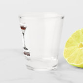 エスプレッソマルティニカクテルレシピアート ショットグラス (右)