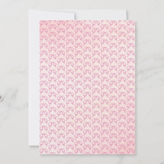 エスプレッソマルティニカクテル誕生日 招待状 (裏面)