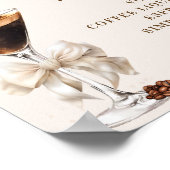 エスプレッソマルティーニのシグネチャーカクテル ポスター (角)