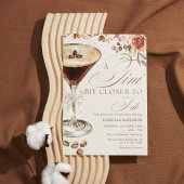 エスプレッソマルティーニアティニビットクローザーブライダルシャワー 招待状