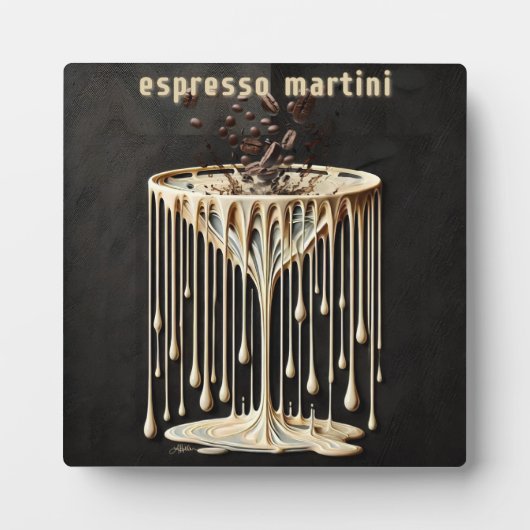 エスプレッソマルティーニカクテルアワー フォトプラーク (正面)