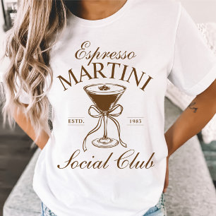 エスプレッソマルティーニカクテルソーシャルクラブ Tシャツ