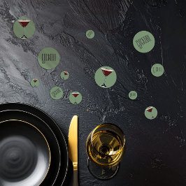 エスプレッソマルティーニカクテルパーティー紙吹雪 コンフェッティ