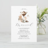 エスプレッソマルティーニカクテルポストウェディングパーティー 招待状 (スタンド正面)