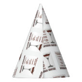 エスプレッソマルティーニカクテルレシピアート パーティーハット (裏面)