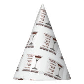 エスプレッソマルティーニカクテルレシピアート パーティーハット (左)