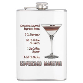 エスプレッソマルティーニカクテルレシピアート フラスク
