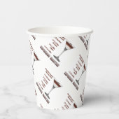 エスプレッソマルティーニカクテルレシピアート 紙コップ (裏面)