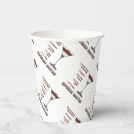 エスプレッソマルティーニカクテルレシピアート 紙コップ