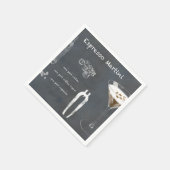 エスプレッソマルティーニカクテル スタンダードカクテルナプキン (角)