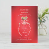 エスプレッソマルティーニクリスマスディナーパーティの招待状 招待状 (スタンド正面)