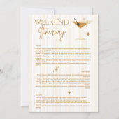 エスプレッソマルティーニバチェロレッテ 招待状 (裏面)