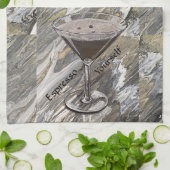 エスプレッソマルティーニバーキッチンタオル キッチンタオル (折り畳み)