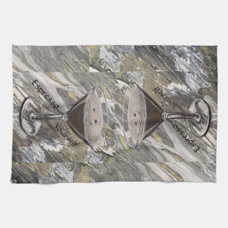 エスプレッソマルティーニバーキッチンタオル キッチンタオル