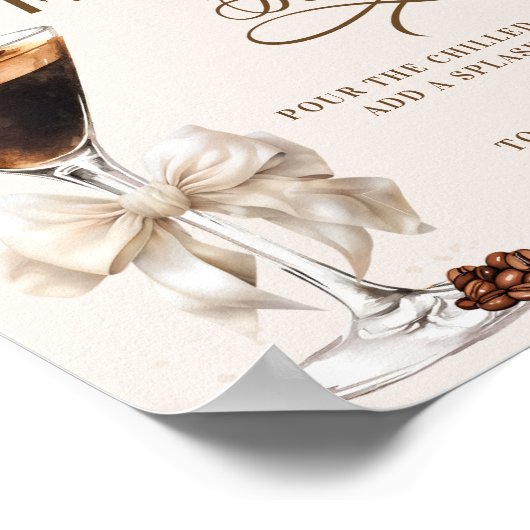 エスプレッソマルティーニバー ポスター (角)