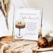 エスプレッソマルティーニブライダルシャワーいくつサインを推測 ポスター