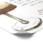 エスプレッソマルティーニブライダルシャワーいくつサインを推測 ポスター (角)