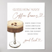 エスプレッソマルティーニブライダルシャワーいくつサインを推測 ポスター (正面)