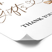 エスプレッソマルティーニブライダルシャワーカード&ギフトサイン ポスター (角)