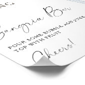 エスプレッソマルティーニブライダルシャワーサンリアバー ポスター (角)